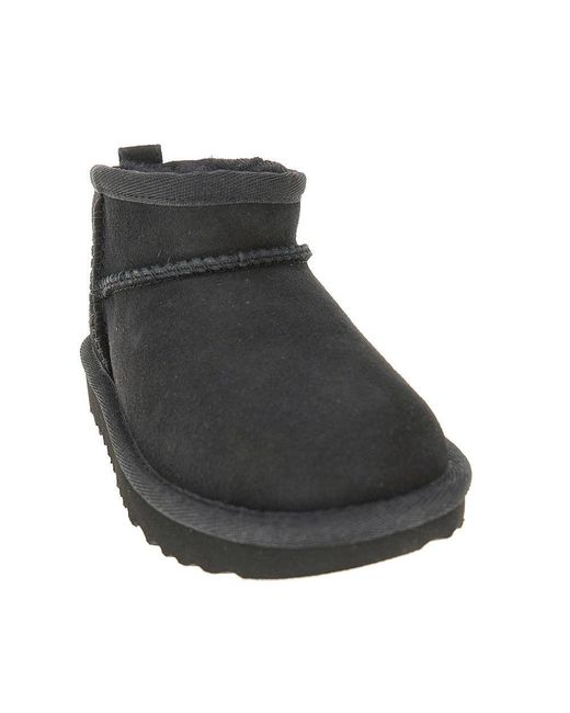 Ugg Black Classic Ultra Mini Boots Kids for men