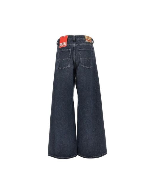 DIESEL Blue '1996 D-Sire' Wide-Leg Jeans