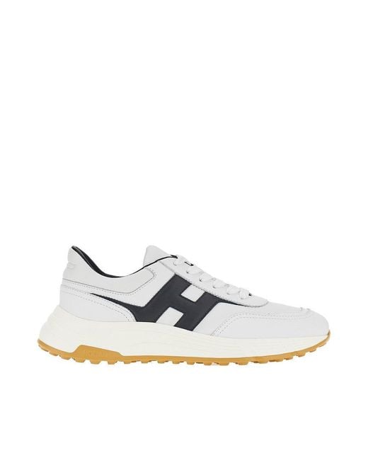Hogan White Hyperlight Leather Sneakers 8 for men