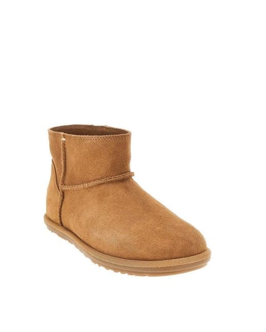 Ugg Brown Classic Mini Deconstructed Boots