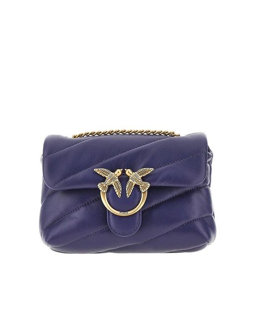 Pinko Blue Love Baby Puff Bag