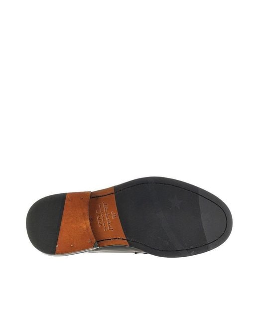 JUAN LACARCEL BY CALCE Black Brushed Leather Lace-Up Shoes 42 for men