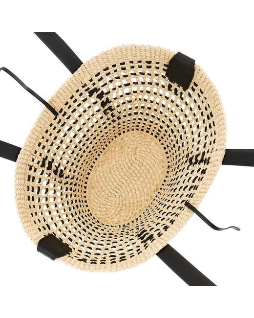 Loewe Metallic Braided Palm Small 'Braid' Basket Bag