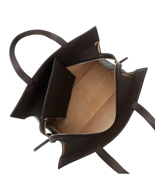 Khaite Black 'Crosby' Grained Leather Bag