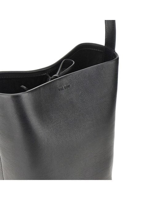 The Row Black Small N/S Park Tote Bag