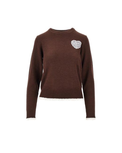 Pullover di Ganni in Brown