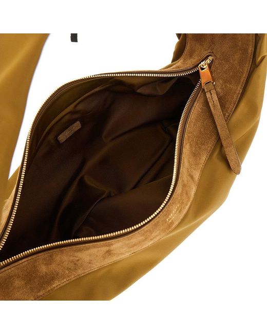 Borsa Hobo 'Olivia' Media Donna di Khaite in Brown