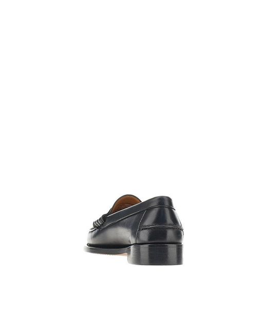 Sebago Blue 'Ferrara' Leather Loafers for men