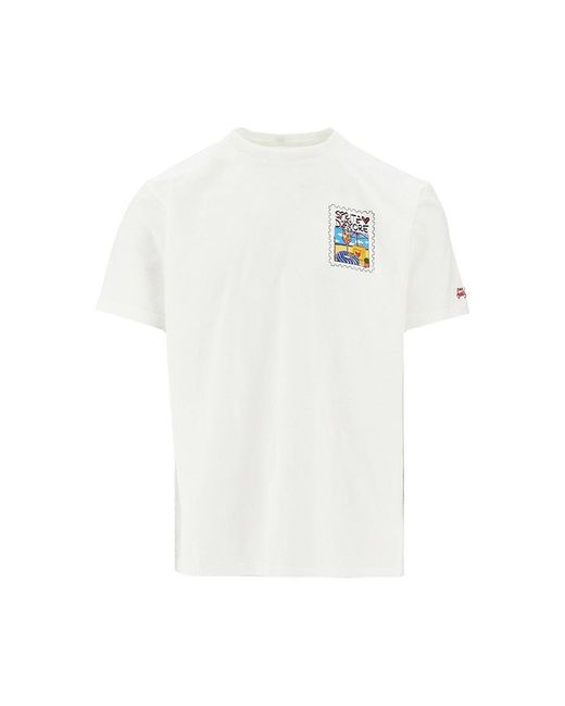 T-Shirt 'Spritz D'Amore' Uomo di Mc2 Saint Barth in White da Uomo