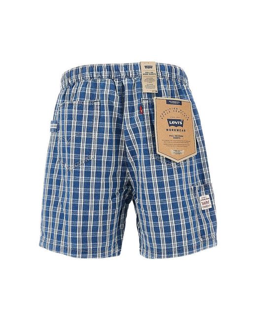 Levi's Blue Pull-On Work Shorts for men