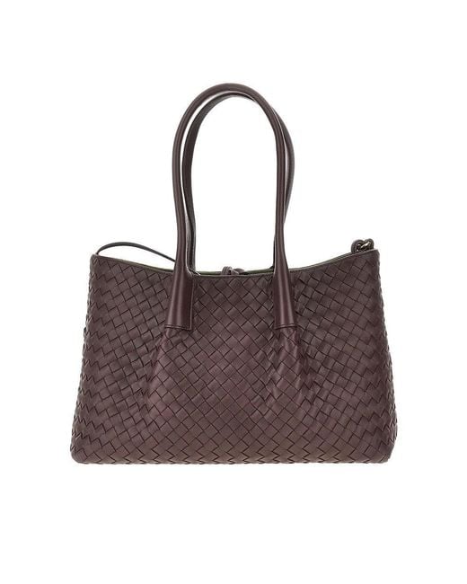 Bottega Veneta Brown Reversible Medium 'Pinacoteca' Bag