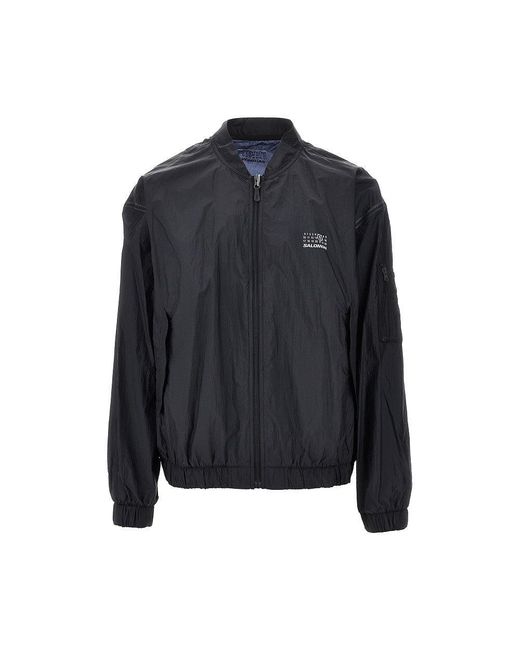 MM6 X SALOMON Blue Ripstop Windbreaker Jacket for men