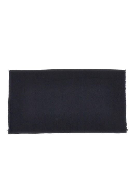 Gucci Blue Silk And Wool Scarf for men