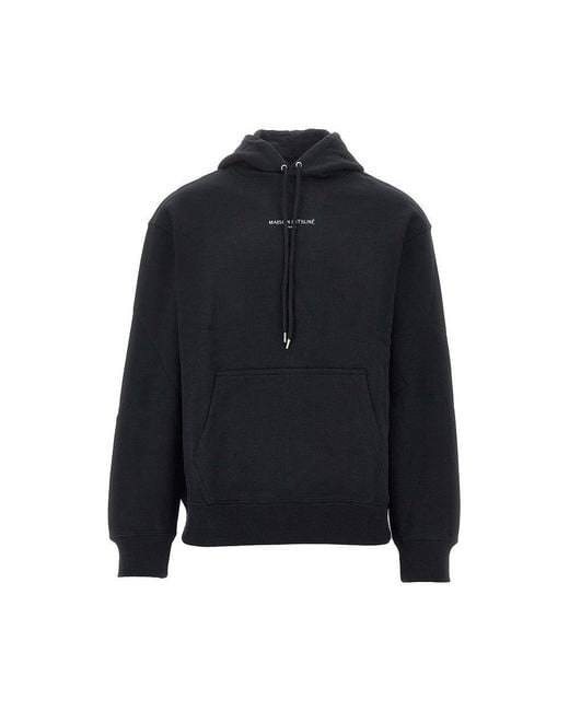 Maison Kitsuné Blue 'Maison Kitsuné Paris' Embroidery Hoodie for men