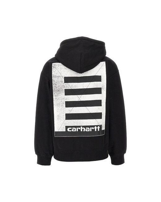 Carhartt Black 'Archive Lines' Full-Zip Hoodie for men