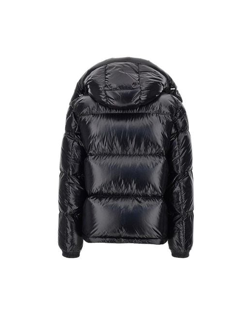 Moncler Black Padded Nylon 'Montbeliard' Downjacket for men