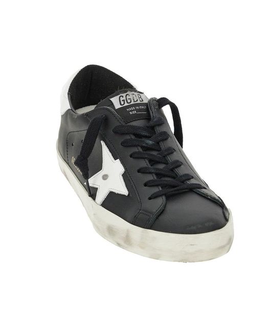Golden Goose Deluxe Brand Brown 'Super-Star' Leather Sneakers for men