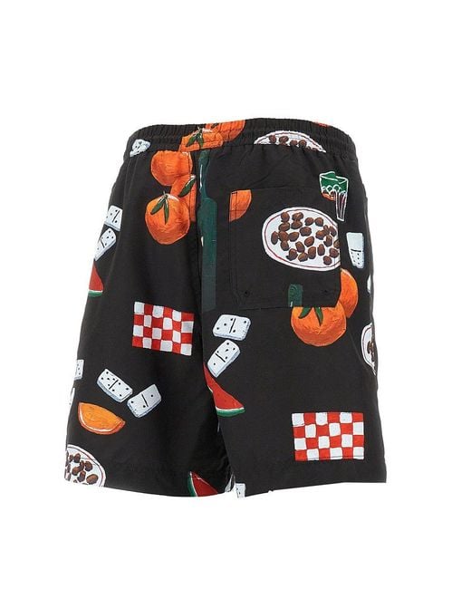 Carhartt Black 'Slater' Swim Shorts for men