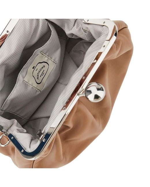 Weekend by Maxmara Natural Leather Medium 'Pasticcino' Bag