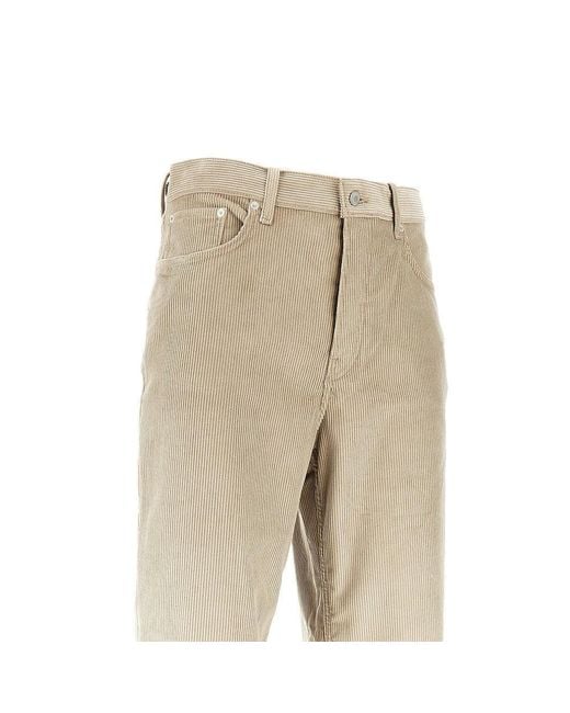 Haikure Natural 'Logan' Corduroy Pants for men