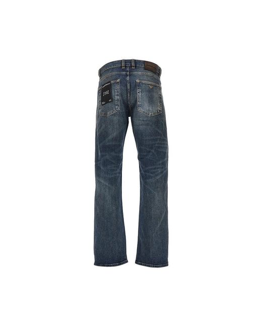 Emporio Armani Blue J102 Denim Jeans for men