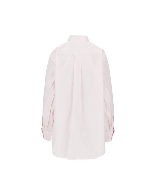 Phoebe Philo White Cotton Poplin Shirt