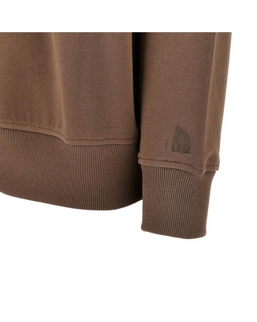 Felpa Girocollo 'Rmst Logo' Relaxed Fit Uomo di The North Face in Brown da Uomo