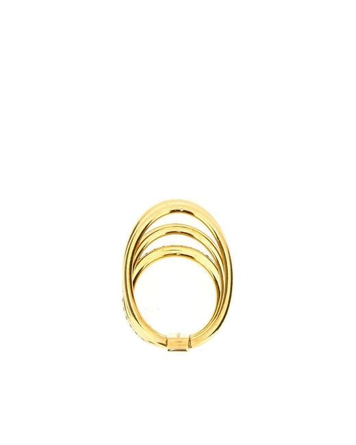 Panconesi Metallic 'Solar Crystal' Ring