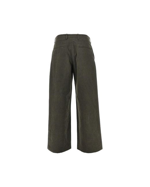 Our Legacy Green Cotton 'Bridge' Chino Pants for men