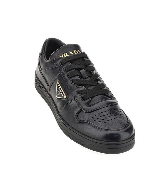 Prada Blue 'Downtown' Nappa Leather Sneakers 7 for men