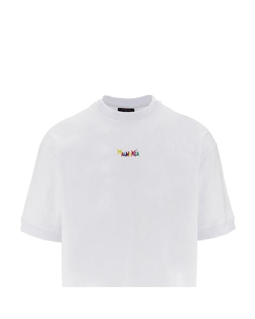 Mauna Kea White 'Heritage Logo' Oversized T-Shirt for men