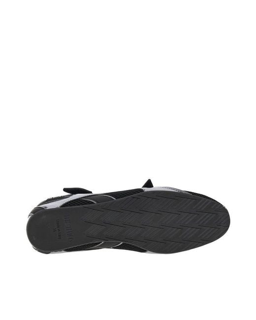 The Attico Black 'Floor 01' Ballet Flats
