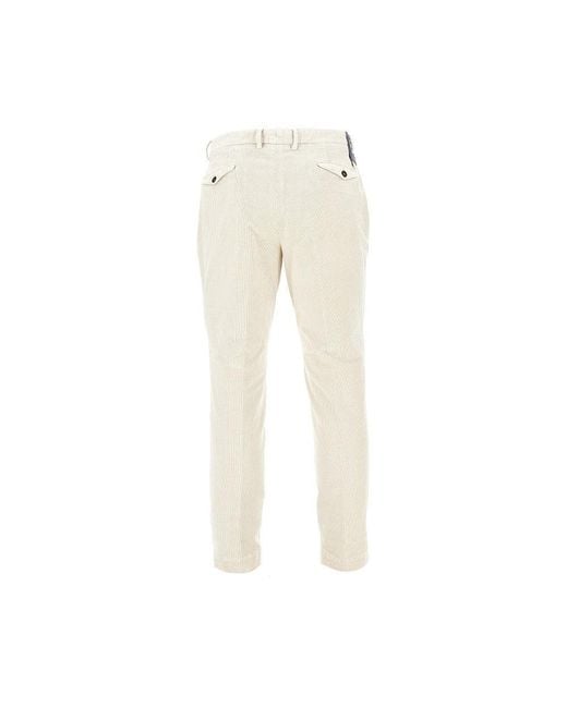 Santaniello Natural Corduroy 'Arechi' Trousers for men
