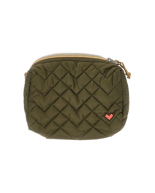 Bellerose Green Quilted Nylon Bag Kids