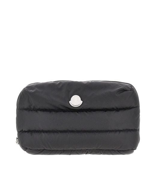 Moncler Black 'Caradoc' Nylon Pouch