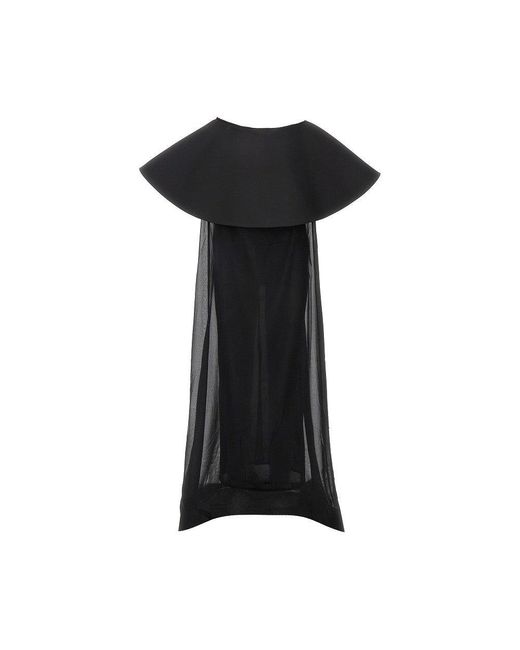 Jacquemus Black 'Vela' Long Dress