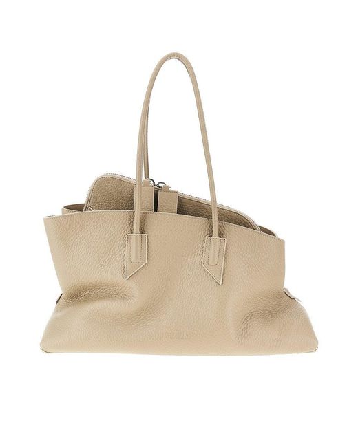 The Attico Natural Leather Medium 'La Passeggiata' Bag