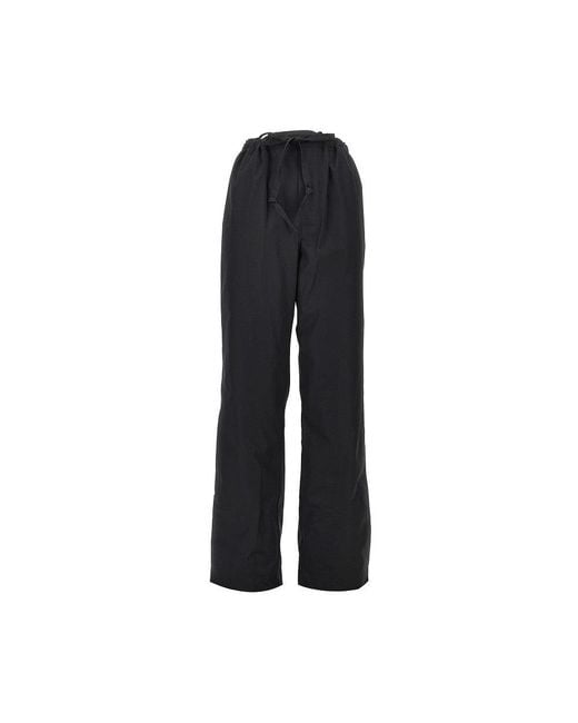 Phoebe Philo Black Cotton 'Pyjama' Pants