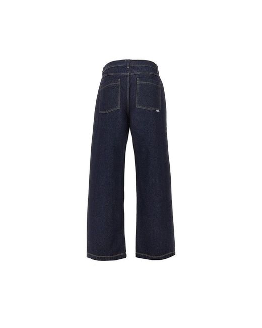Arte' Blue Heart Logo Embroidery Basic Jeans for men