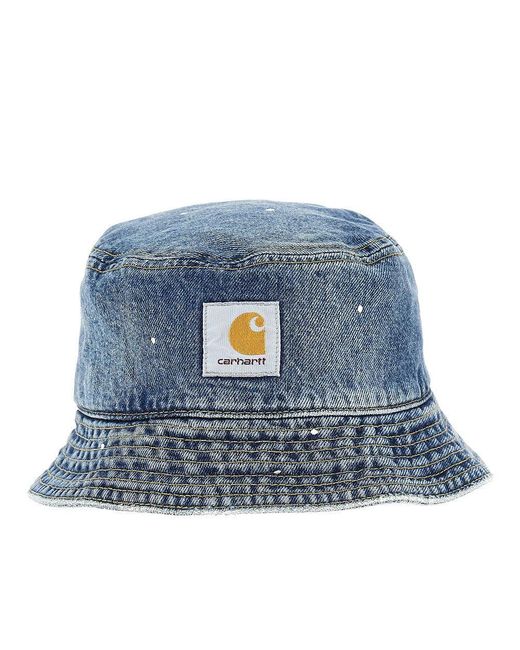 Carhartt Blue 'Belmar' Denim Bucket Hat for men