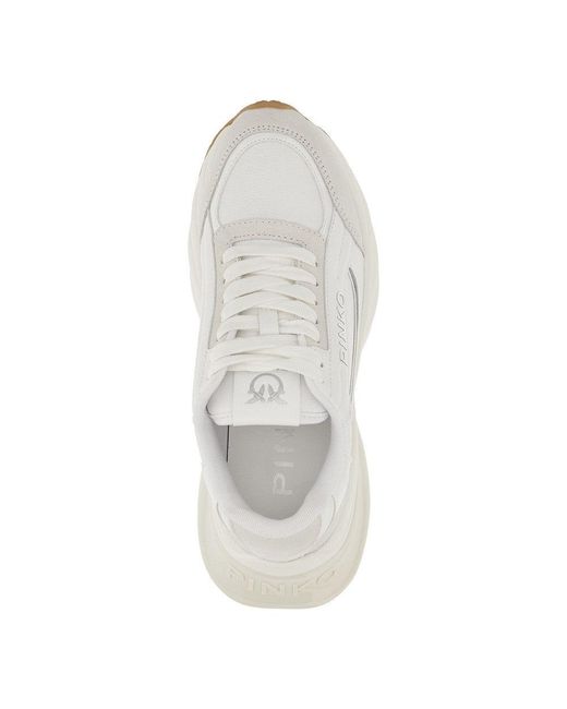 Pinko White 'Ariel' Sneakers