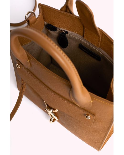 Rebecca Minkoff Leather Megan Mini Tote Crossbody in Brown Lyst