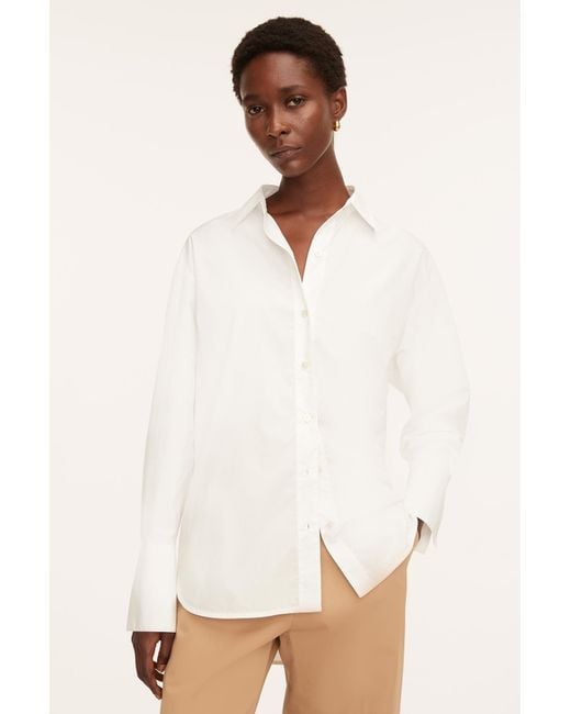 Rebecca Taylor Natural Button Front Blouse