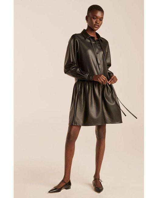 Rebecca Taylor Womens Natural Vegan Leather Romper jumpsuits