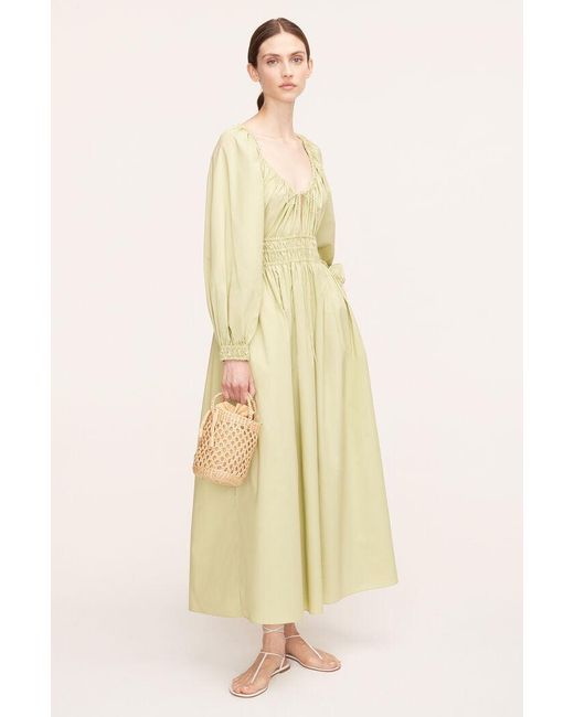 Rebecca Taylor Poplin Smocked Waist Dress in Natural | Lyst Rebecca Taylor Poplin Smocked Waist Dress in Natural | Lyst