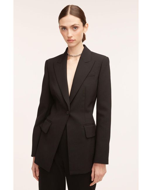 Rebecca Taylor Refined Suiting Blazer in Black | Lyst