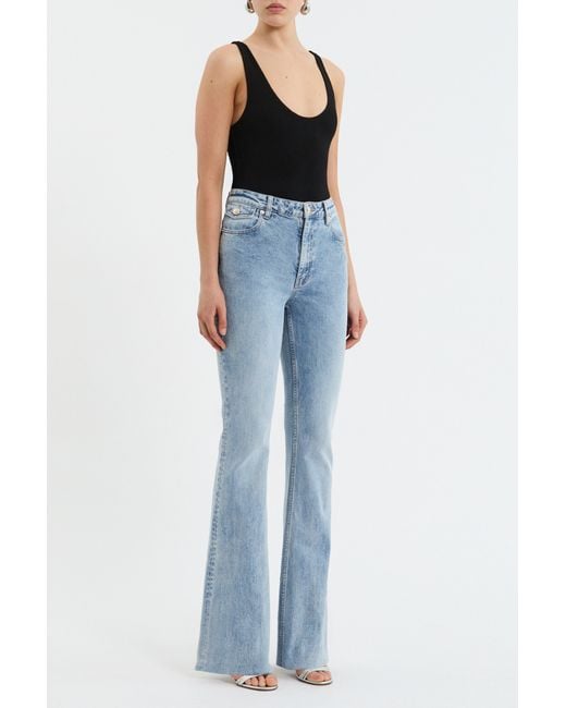 Rebecca Vallance Blue Gisele Flare Jean