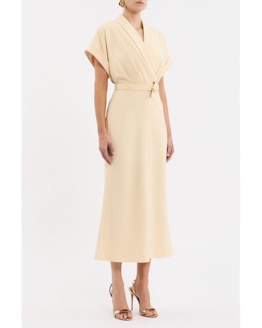 Rebecca Vallance White Rowan Midi Dress