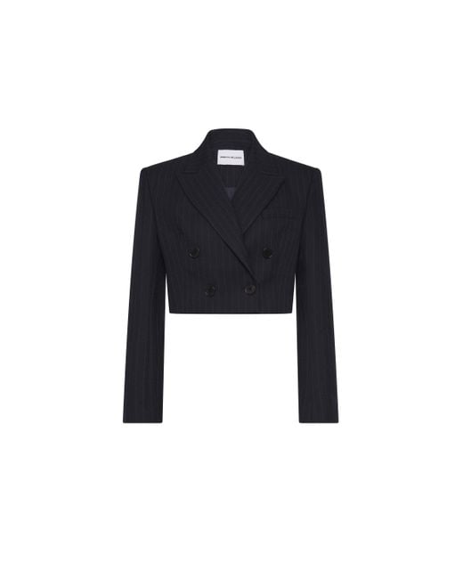 Rebecca Vallance Black Maxwell Crop Blazer