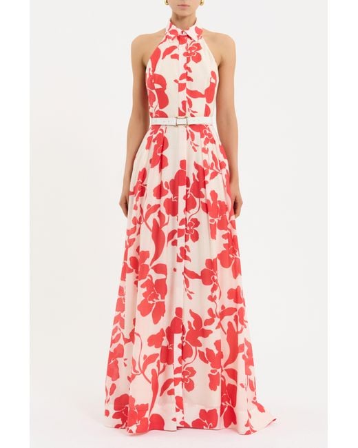 Rebecca Vallance Red Artemisa Maxi Dress